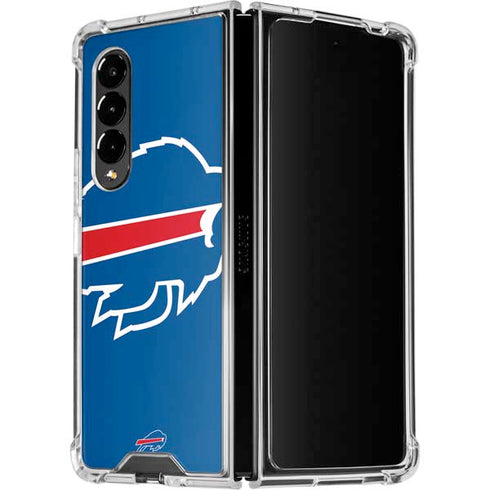 NFL Buffalo Bills Large Logo Galaxy Z Fold4 5G Clear Case